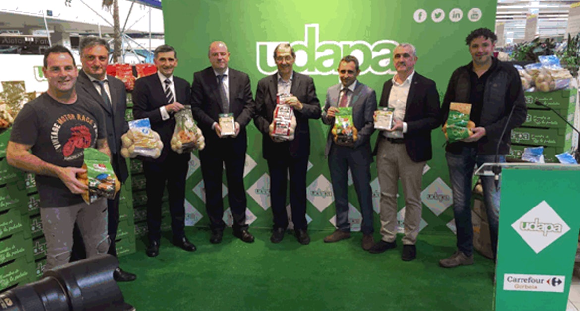 Patatas UDAPA como proveedor de marca propia Carrefour