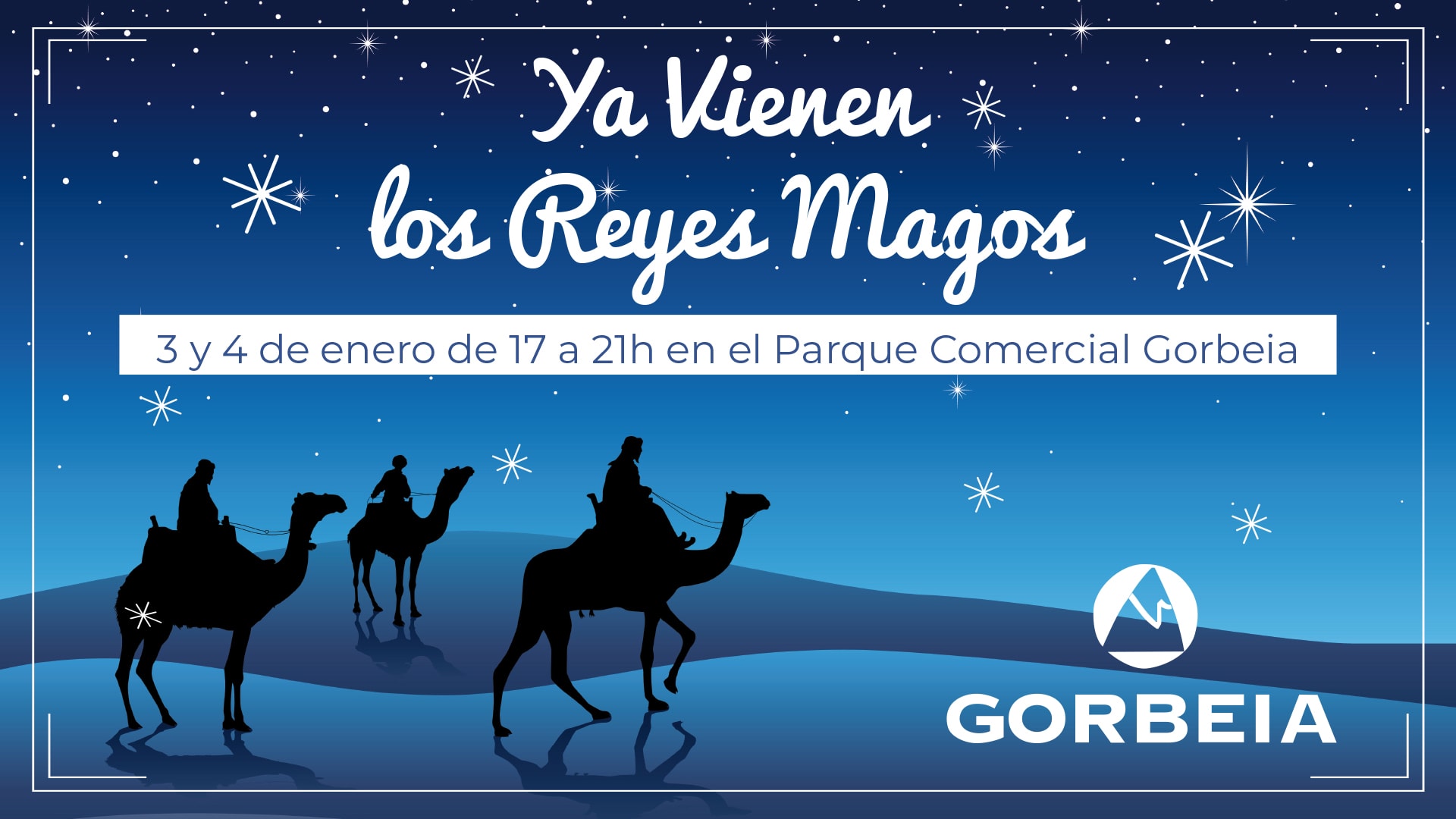 ¡Los Reyes Magos visitan el Parque Comercial Gorbeia!