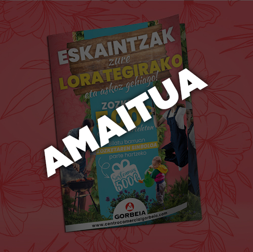 Eskaintzak zure lorategirako, eta askoz gehiago!