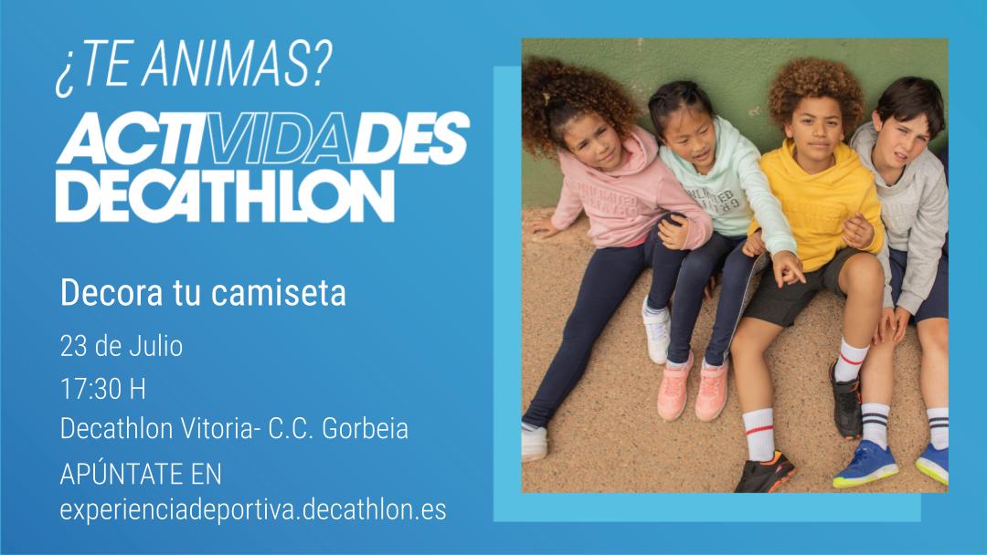 Decora tu Camiseta de Verano con Decathlon Vitoria-Gasteiz