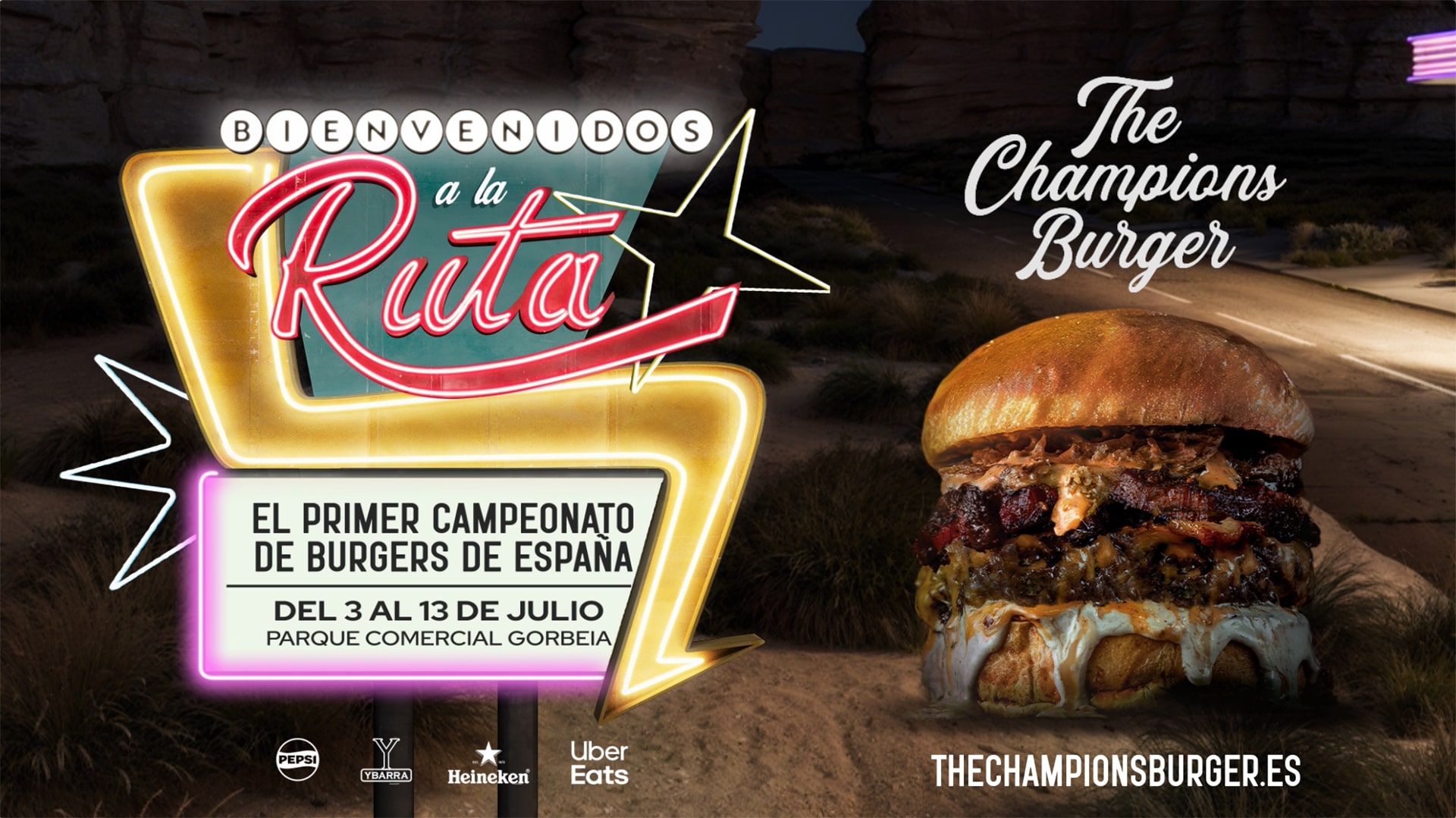 The Champions Burger llega a Gorbeia: ¡la mejor hamburguesa del país se decide en Gorbeia!