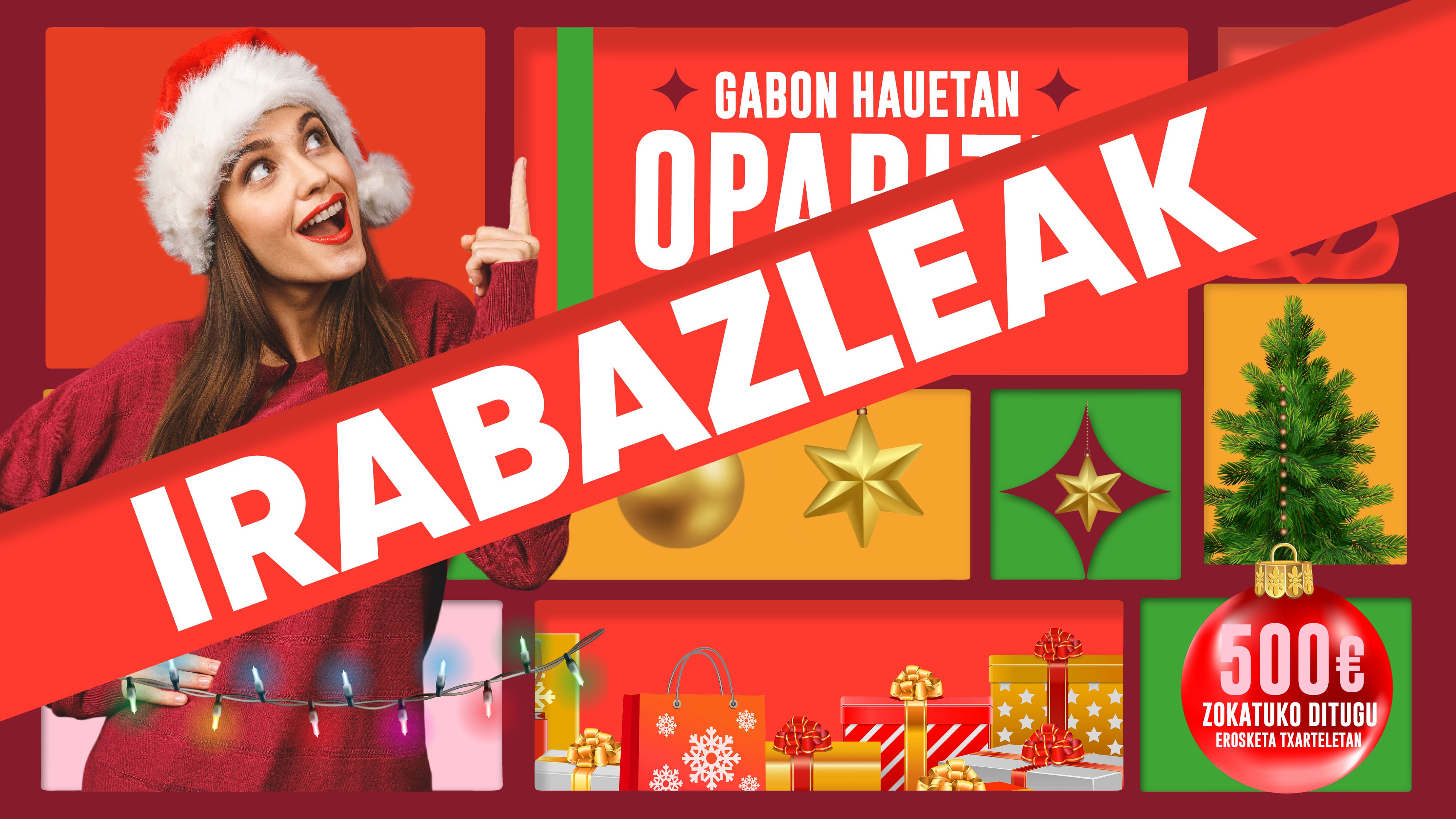 Gorbeiako Gabonetako eskaintzak - Irabazleak