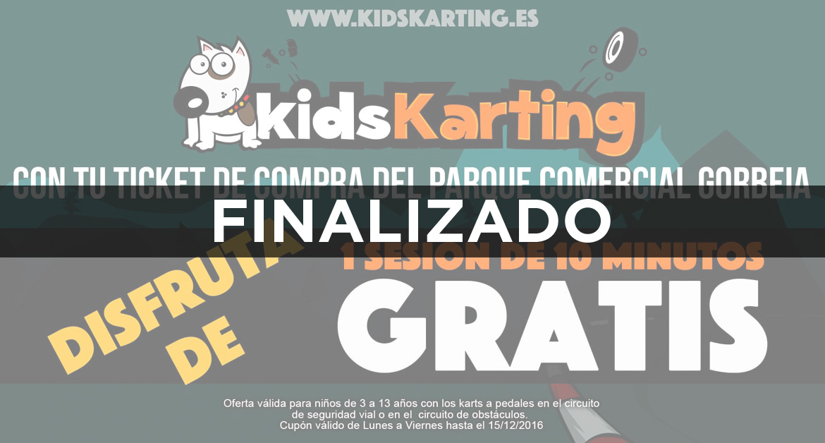 Disfruta de una sesión de 10 minutos gratis en Big Karting