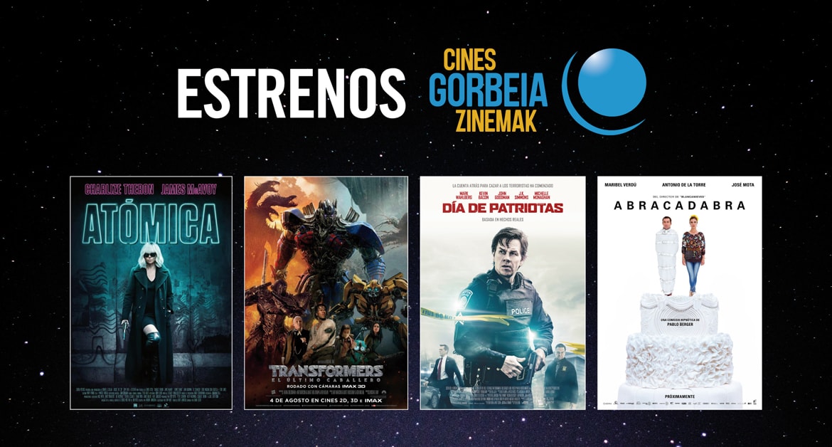 ¡Cuatro estrenos llegan a Cines Gorbeia Zinemak este fin de semana!