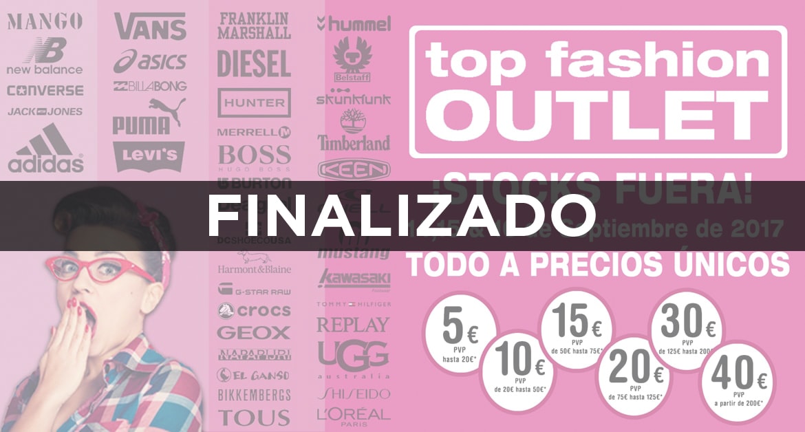 Top Fashion Outlet los días 14, 15 y 16 de septiembre 