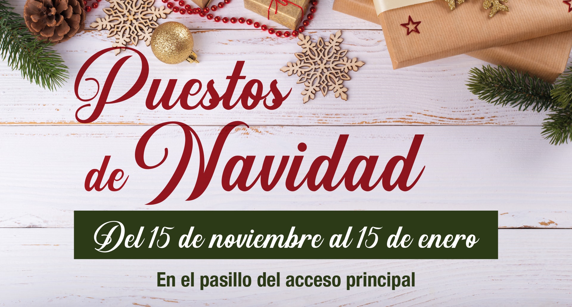 ¡Puestos de Navidad en el Parque Comercial Gorbeia! 