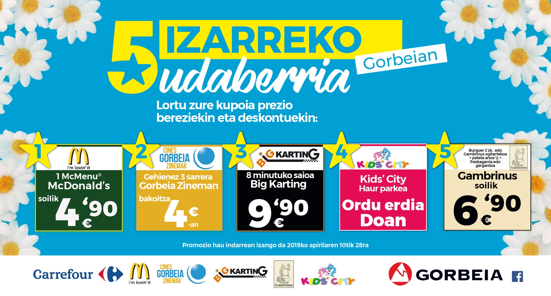 5 izarreko udaberria Gorbeian