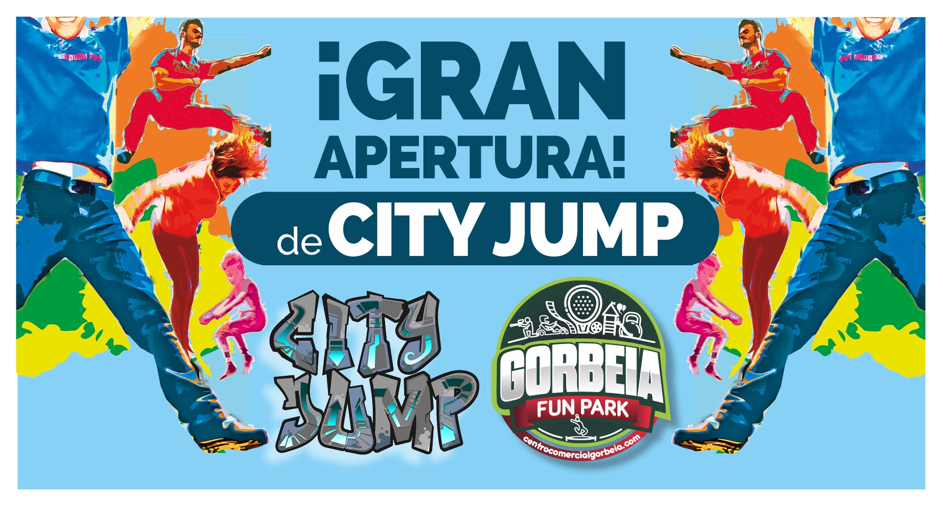 El Parque Comercial Gorbeia inaugura el nuevo Trampolín Park “City Jump” 