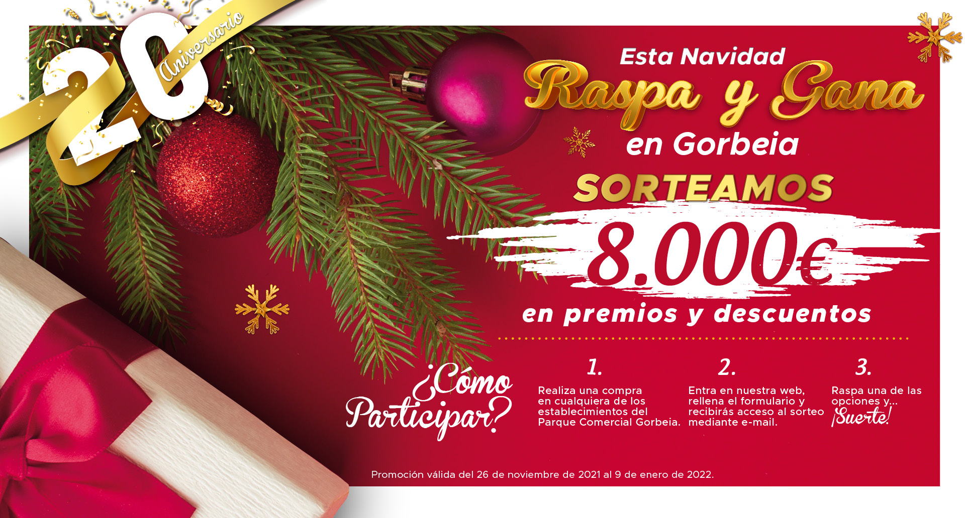 Esta Navidad... ¡Raspa y Gana con Gorbeia!