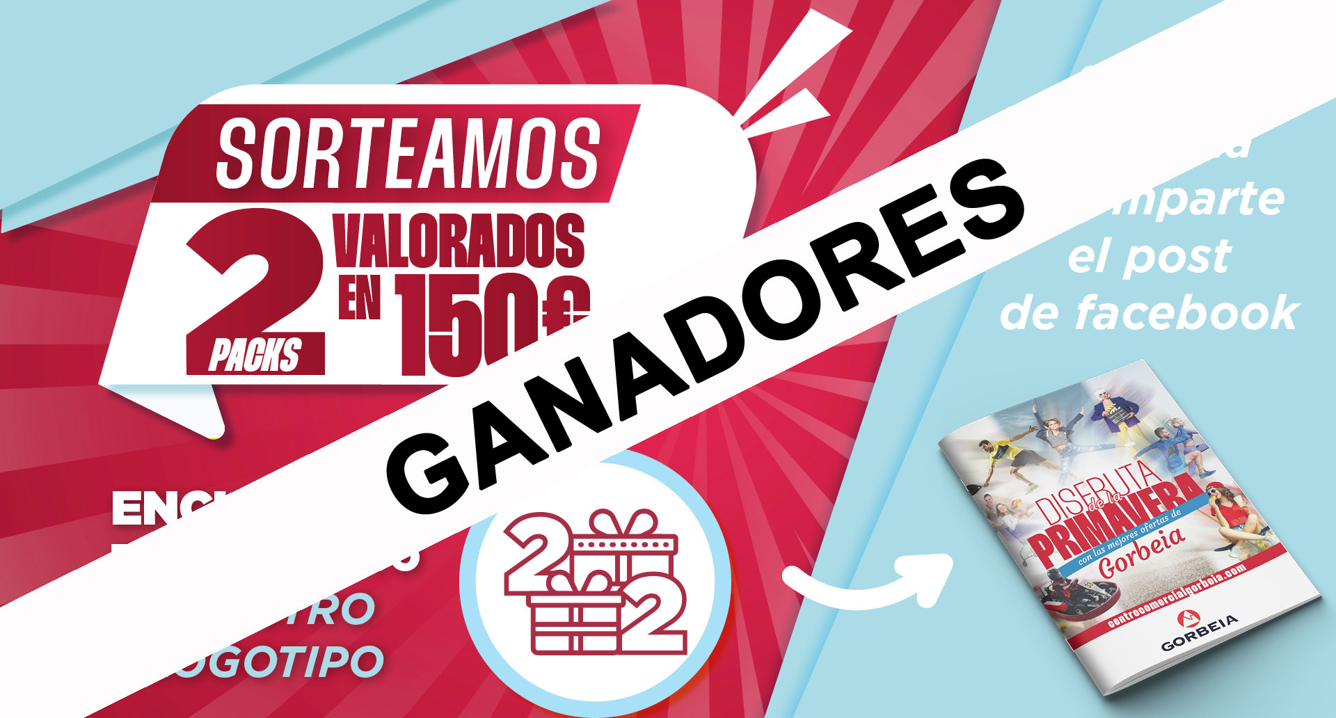 Ganadores Sorteo - 2 packs de 150€