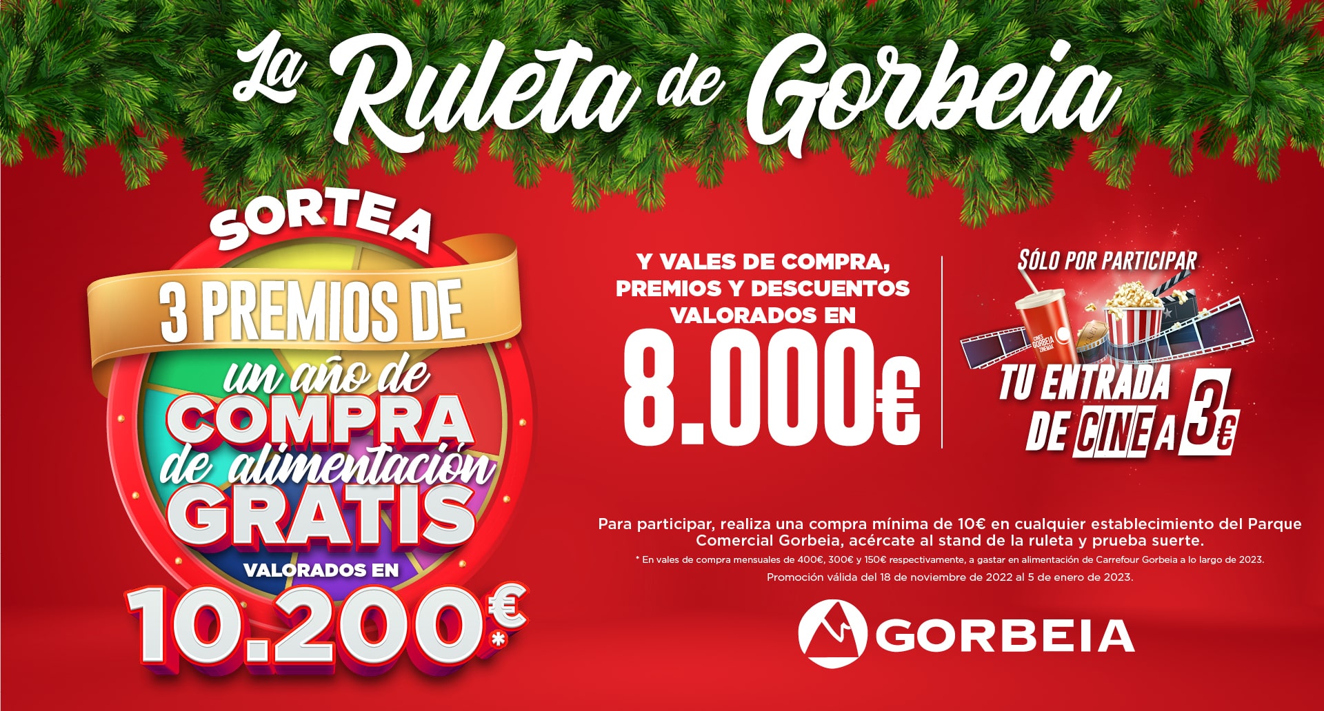 Llega la Ruleta al Parque Comercial Gorbeia