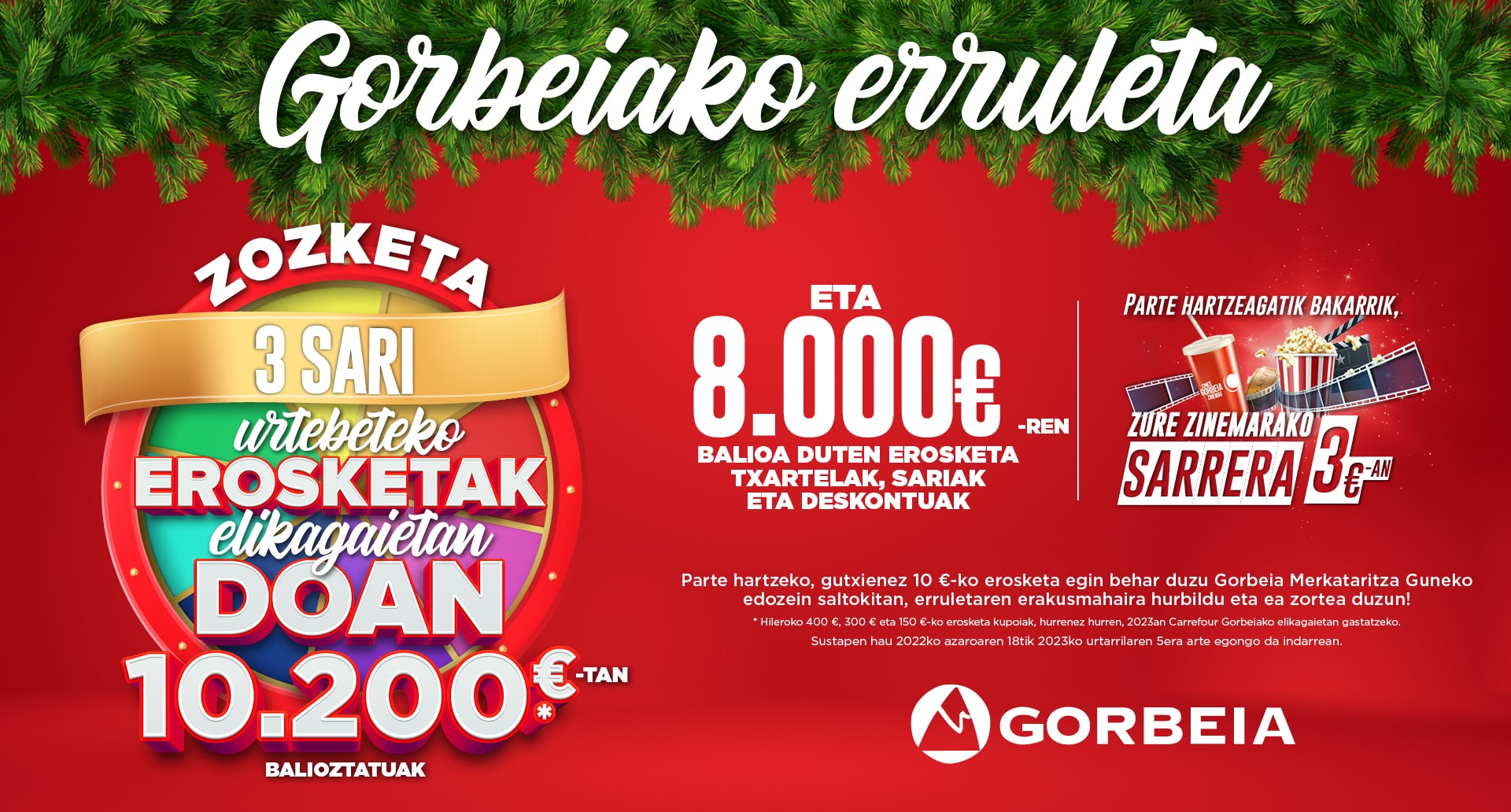 Erruleta iritsi da Gorbeia Merkatal gunera