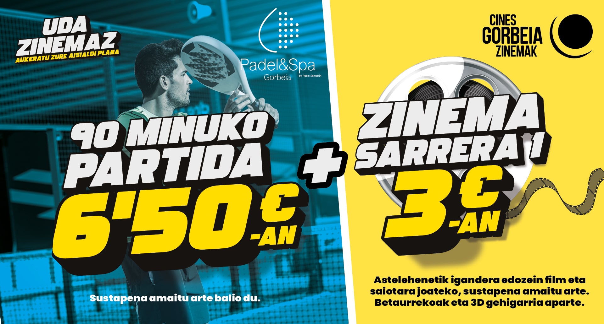 Uda zinemaz - Padel 90 minutos