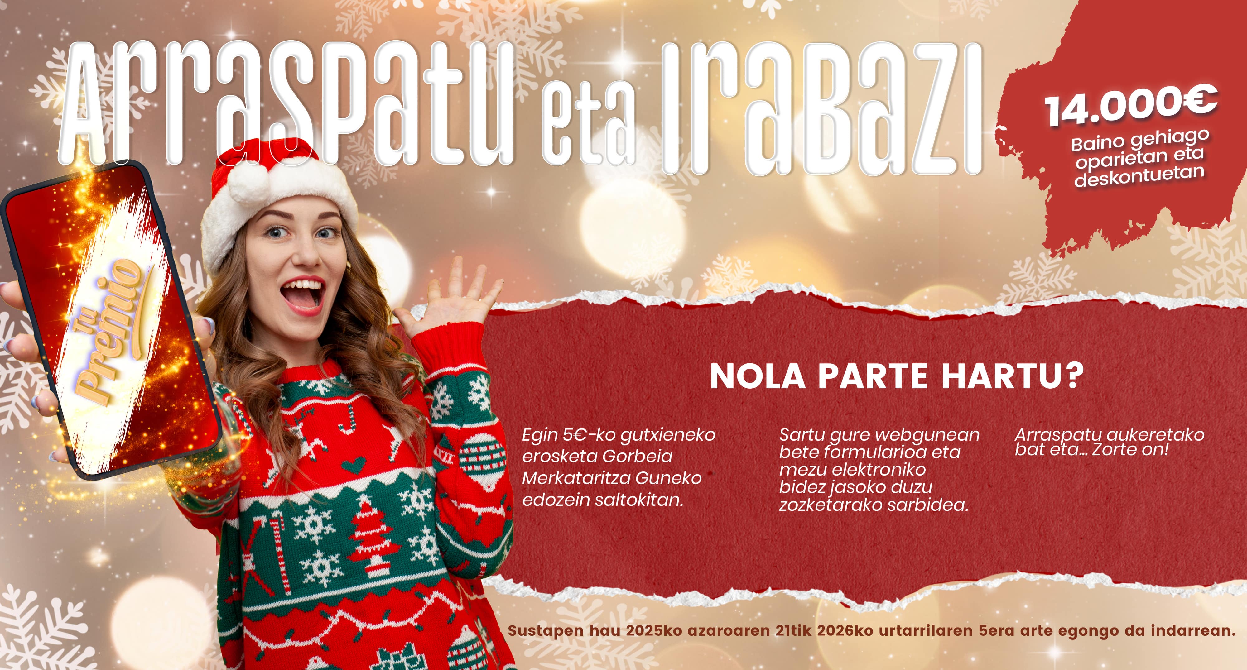 Raspa y Gana Gorbeia 2025 EUS